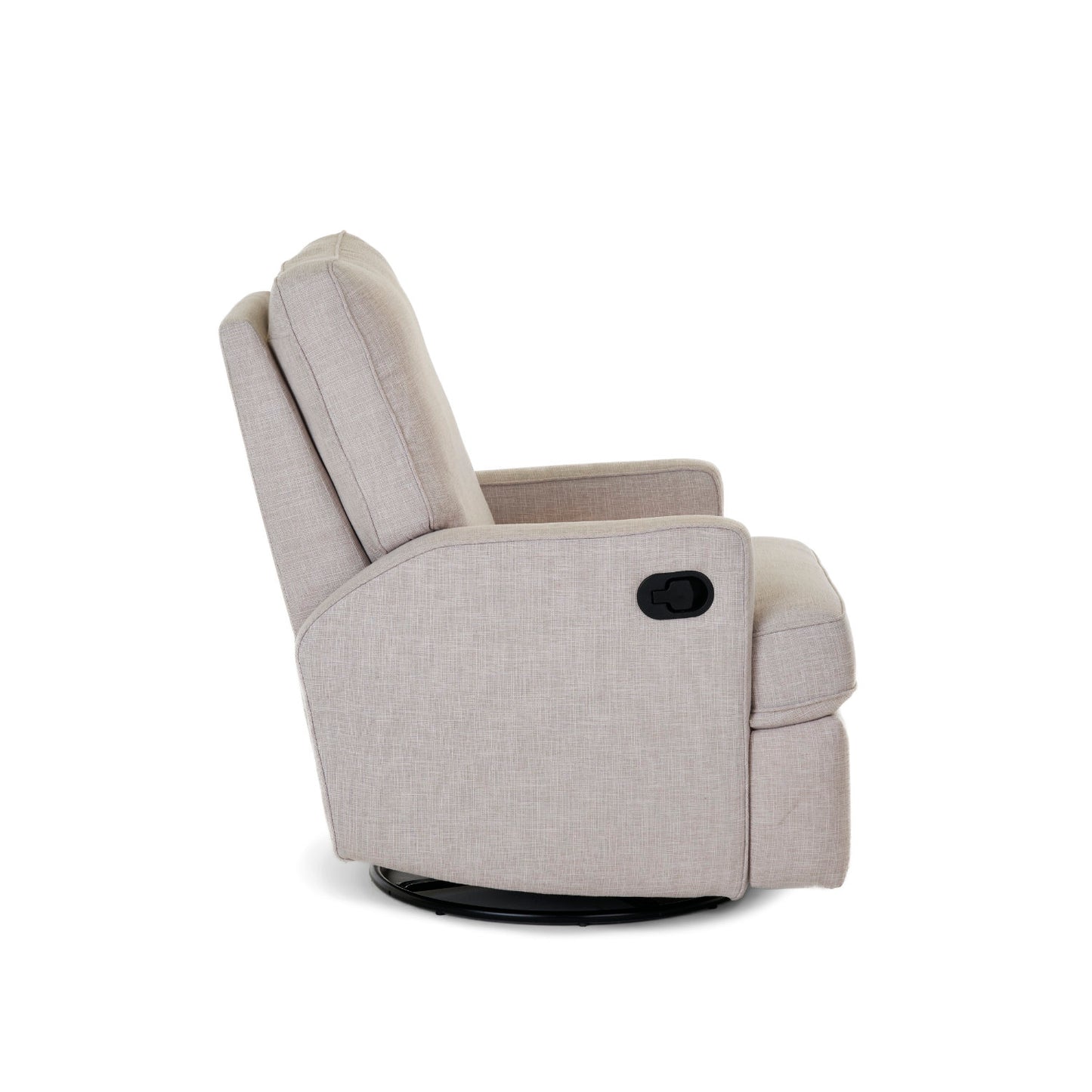 Obaby Madison Swivel Glider Recliner Chair - Oatmeal