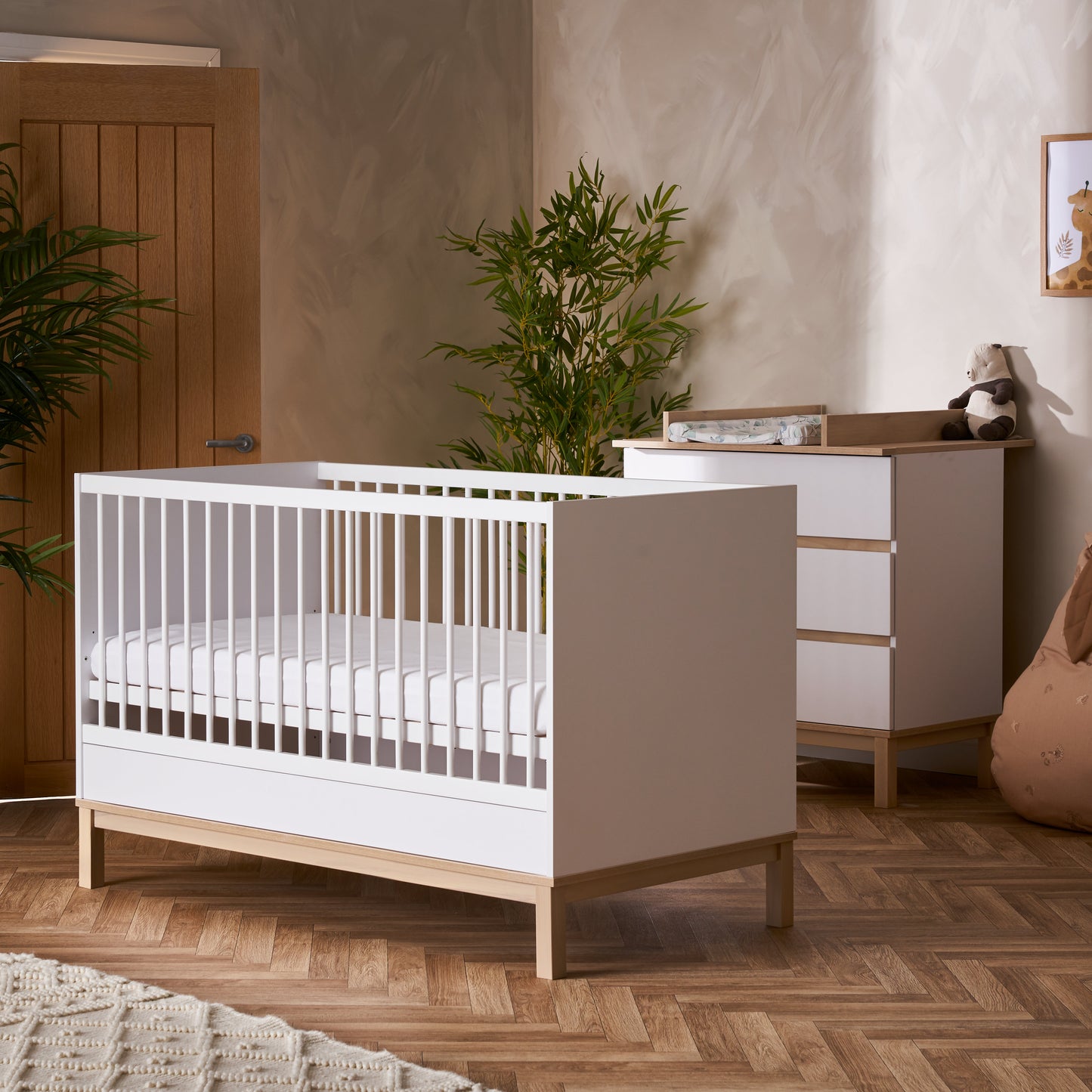 Obaby Astrid 2 Piece Room Set - White