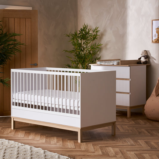 Obaby Astrid 2 Piece Room Set - White