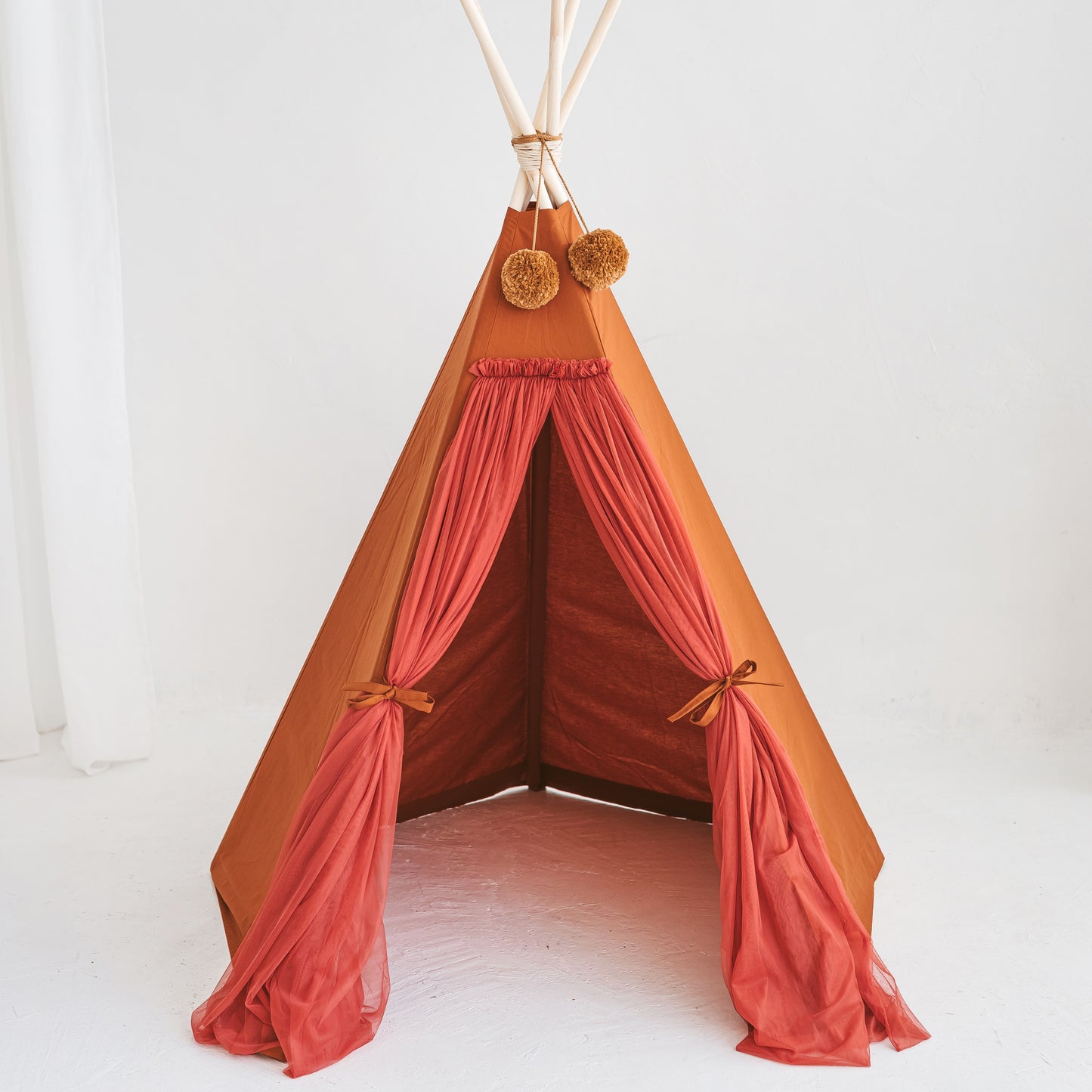 MINICAMP Fairy Kids Play Tent with Tulle in Cognac