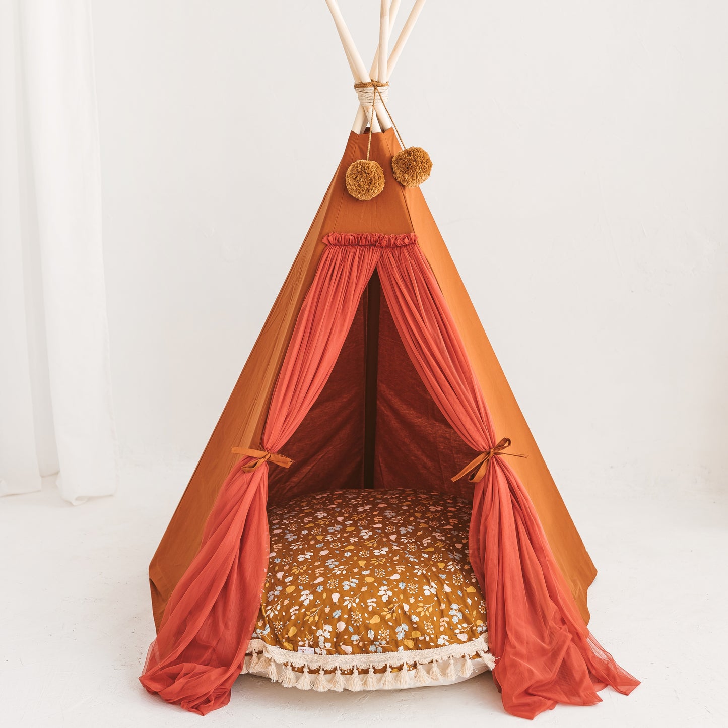 MINICAMP Fairy Kids Play Tent with Tulle in Cognac