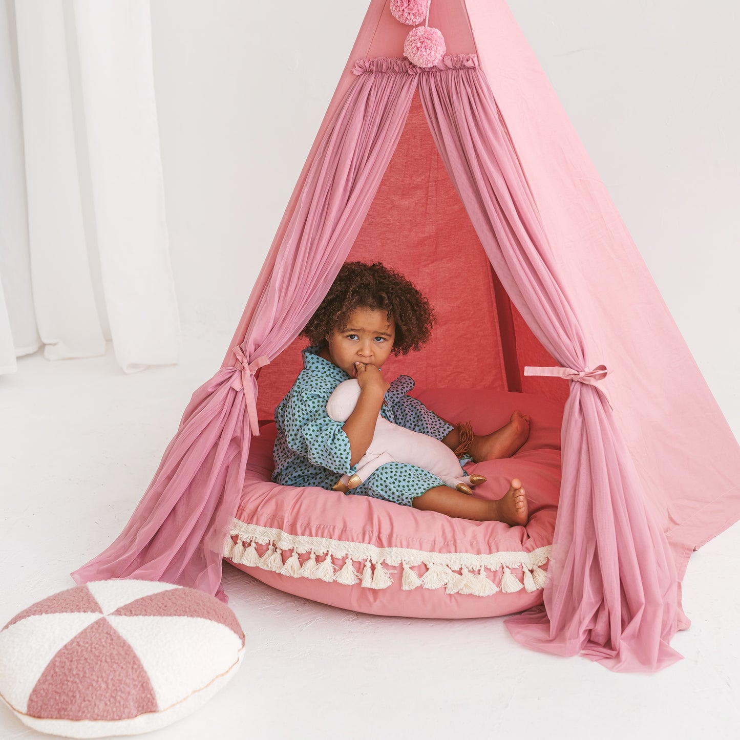 MINICAMP Fairy Kids Play Tent with Tulle in Rose