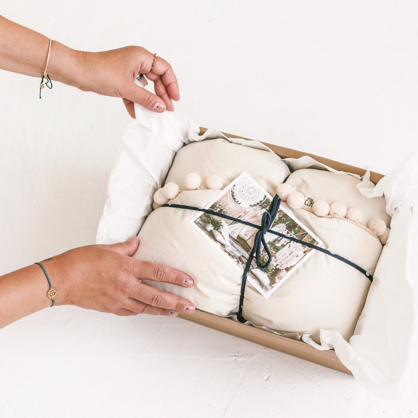 MINICAMP Kids Playmat with Pompom Border