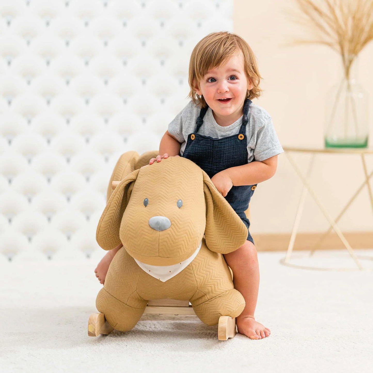 Nattou Rocker Charlie the Dog Caramel