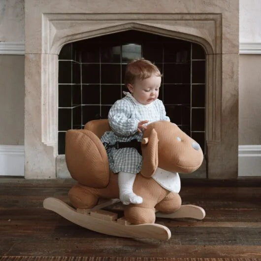 Nattou Rocker Charlie the Dog Caramel