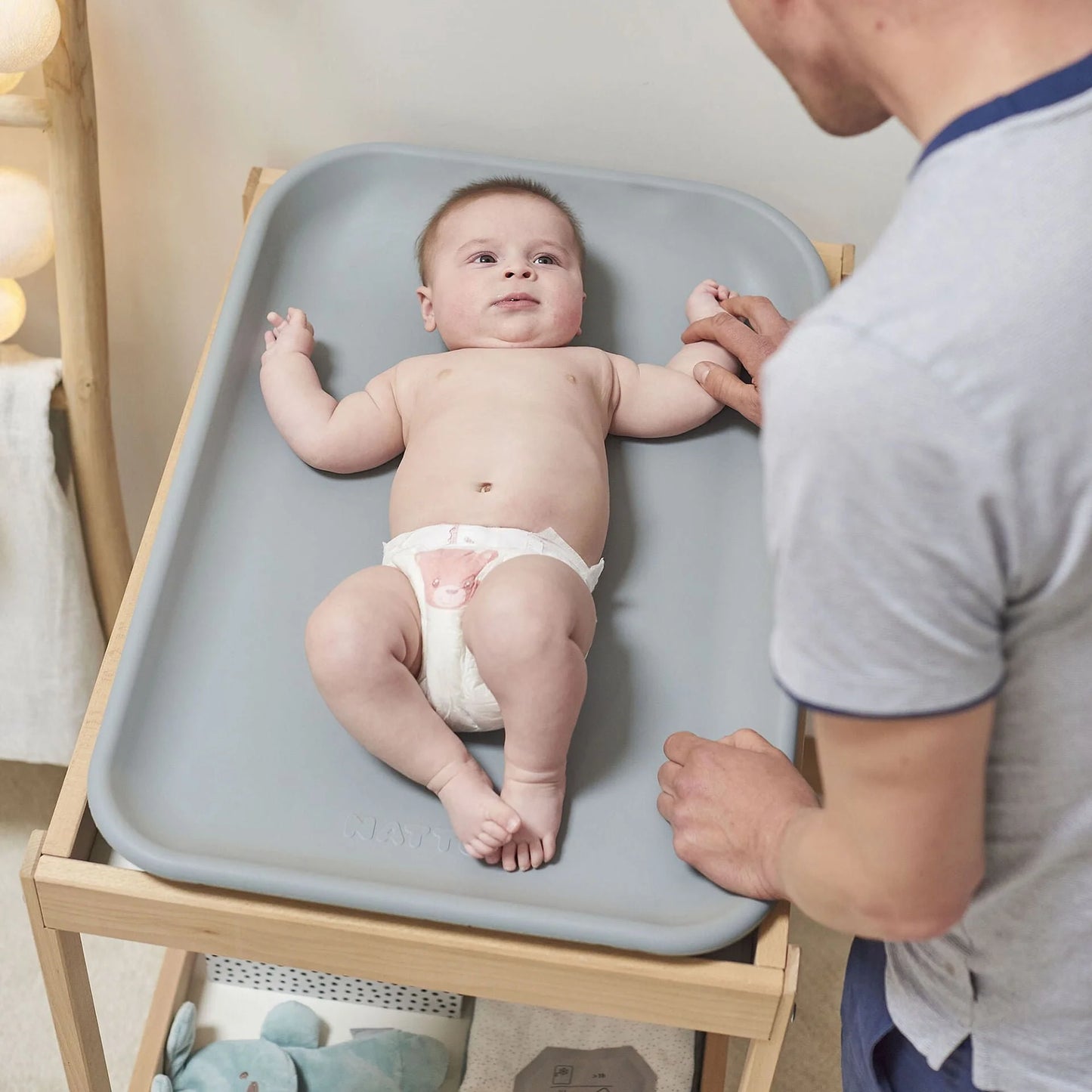 Nattou Foam Changing Pad – Grey