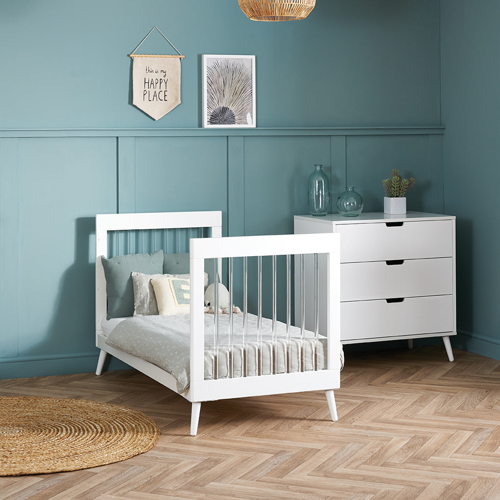 Obaby Maya 2 Piece Room Set - White with Acrylic