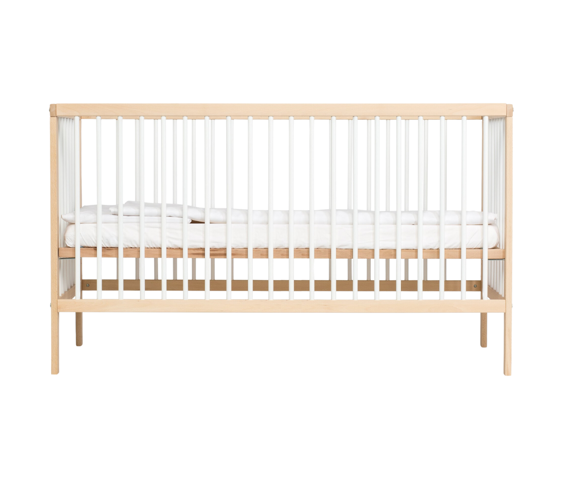 Mokee Midi Cotbed (140x70) - White Beech