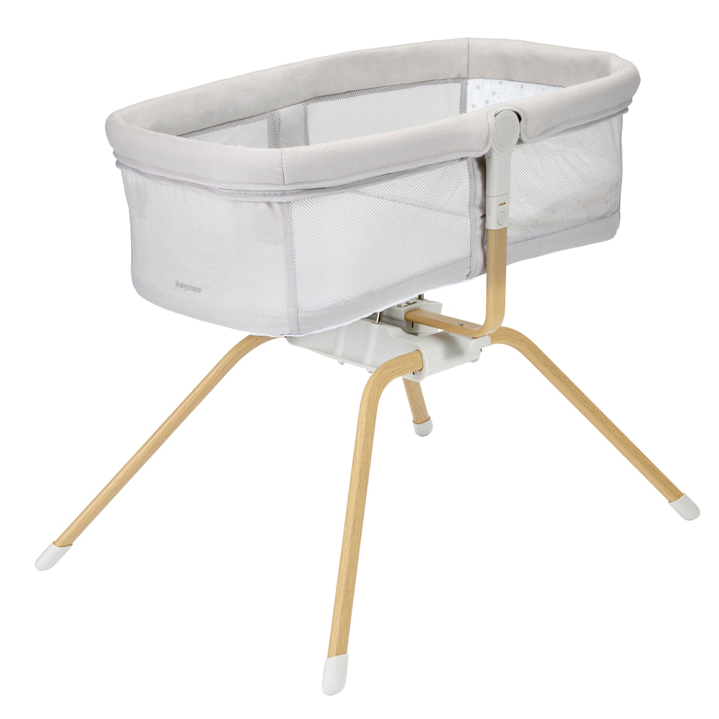 Babymore Air Motion Gliding Crib - Grey