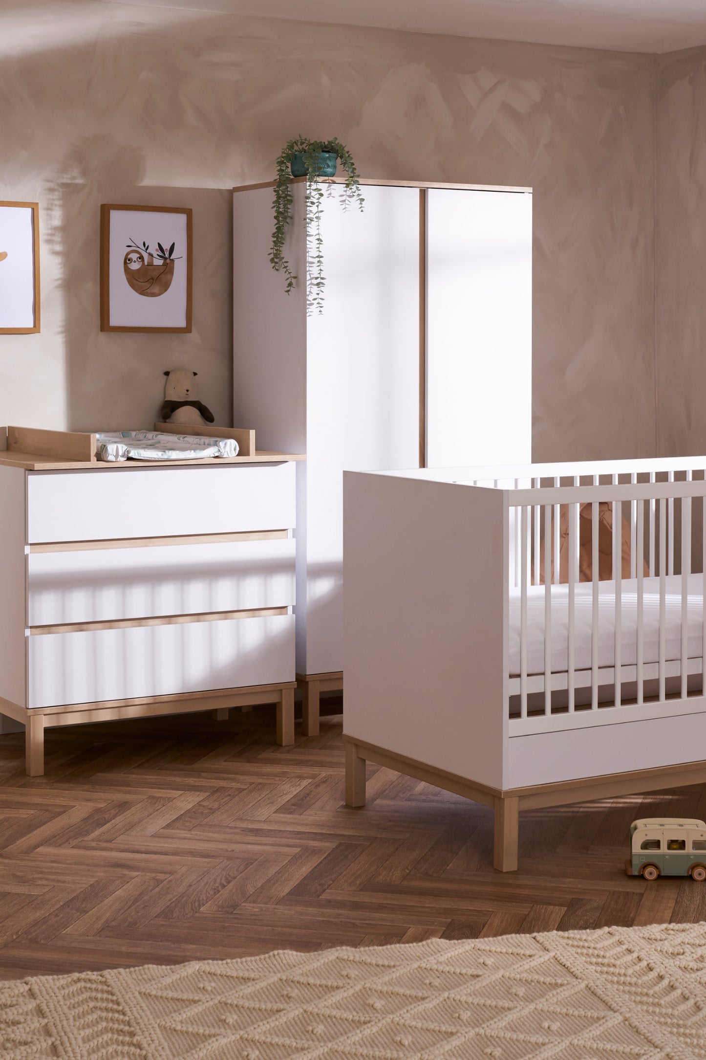 Obaby Astrid 3 Piece Room Set - White