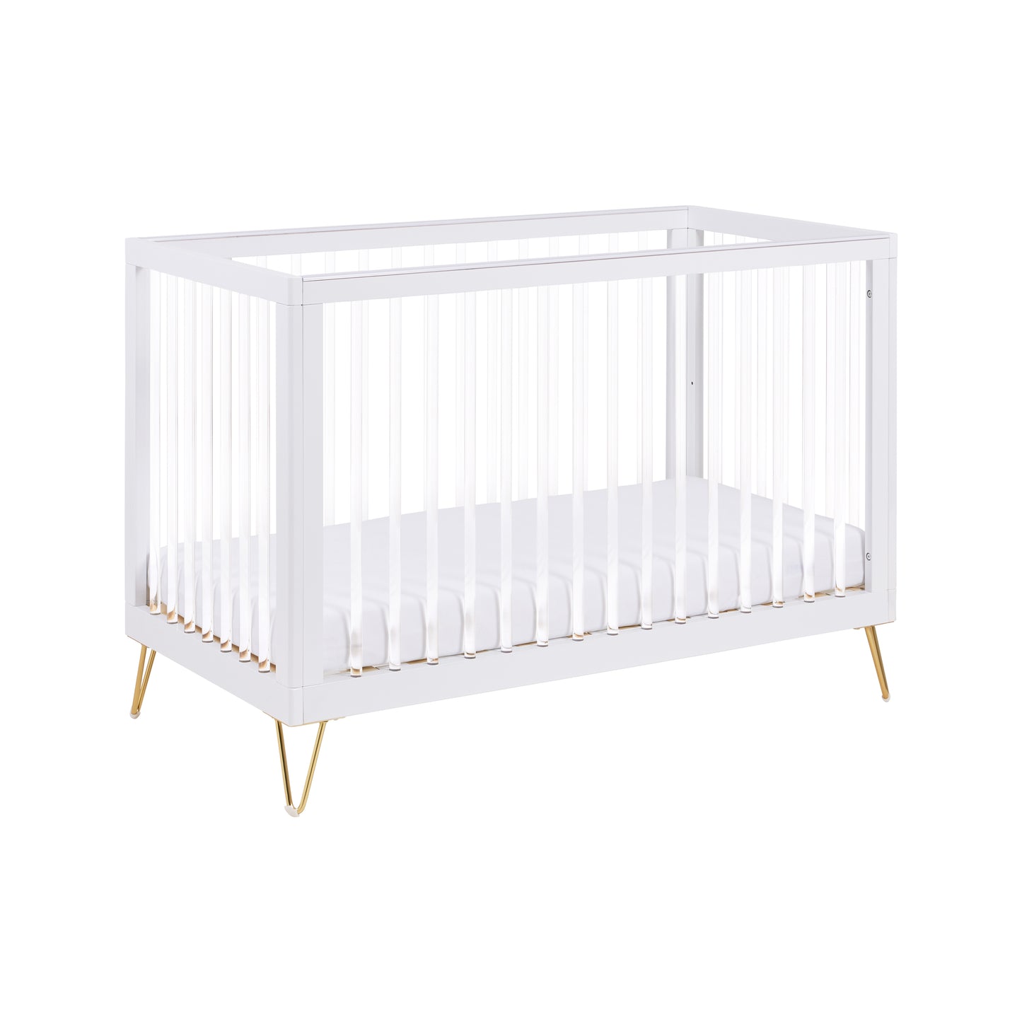 Babymore Kimi Cot Bed - Acrylic