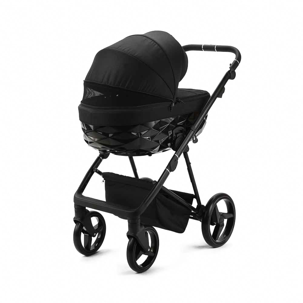 Mee-go Milano Quantum 2-in-1 Pram & Accessories - Carbon Black