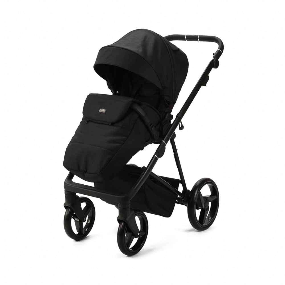 Mee-go Milano Quantum 2-in-1 Pram & Accessories - Carbon Black