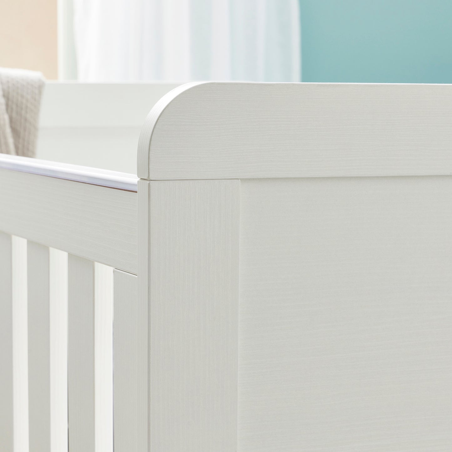 Babymore Caro Mini 3 Piece Nursery Room Set - White Wash