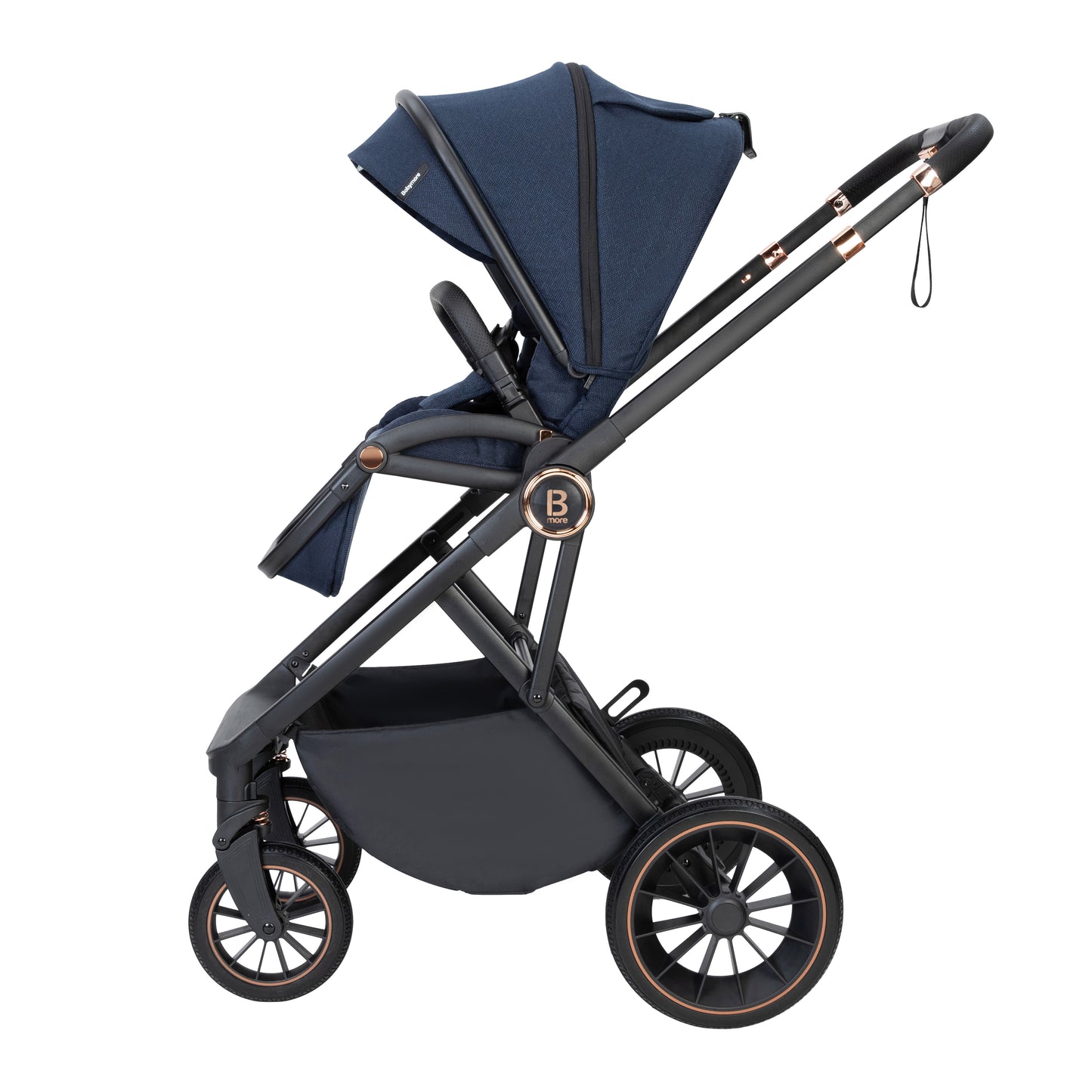 Babymore Chia Travel System Coco with Base - Midnight Blue