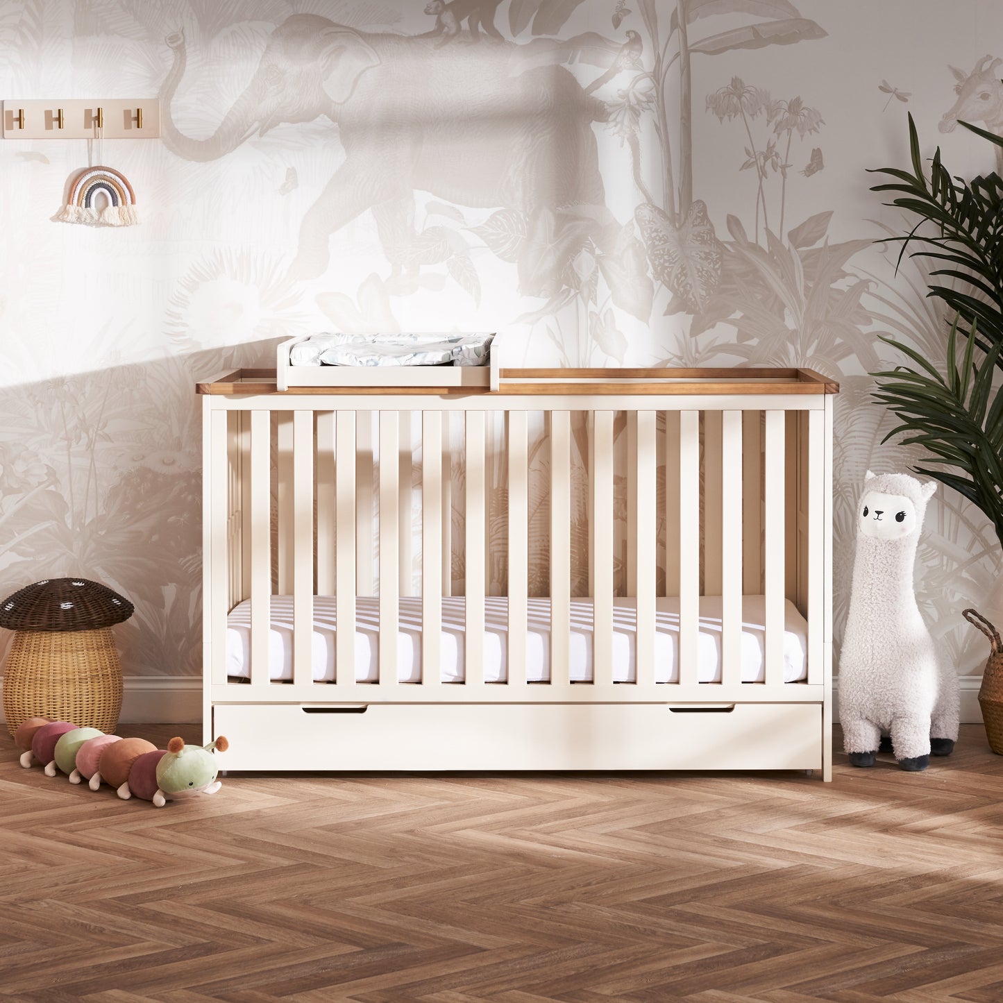 Obaby Evie Cot Bed - Cashmere