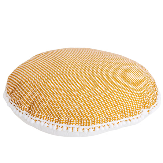 MINICAMP Big Floor Cushion - Rhombus Diamond Mustard