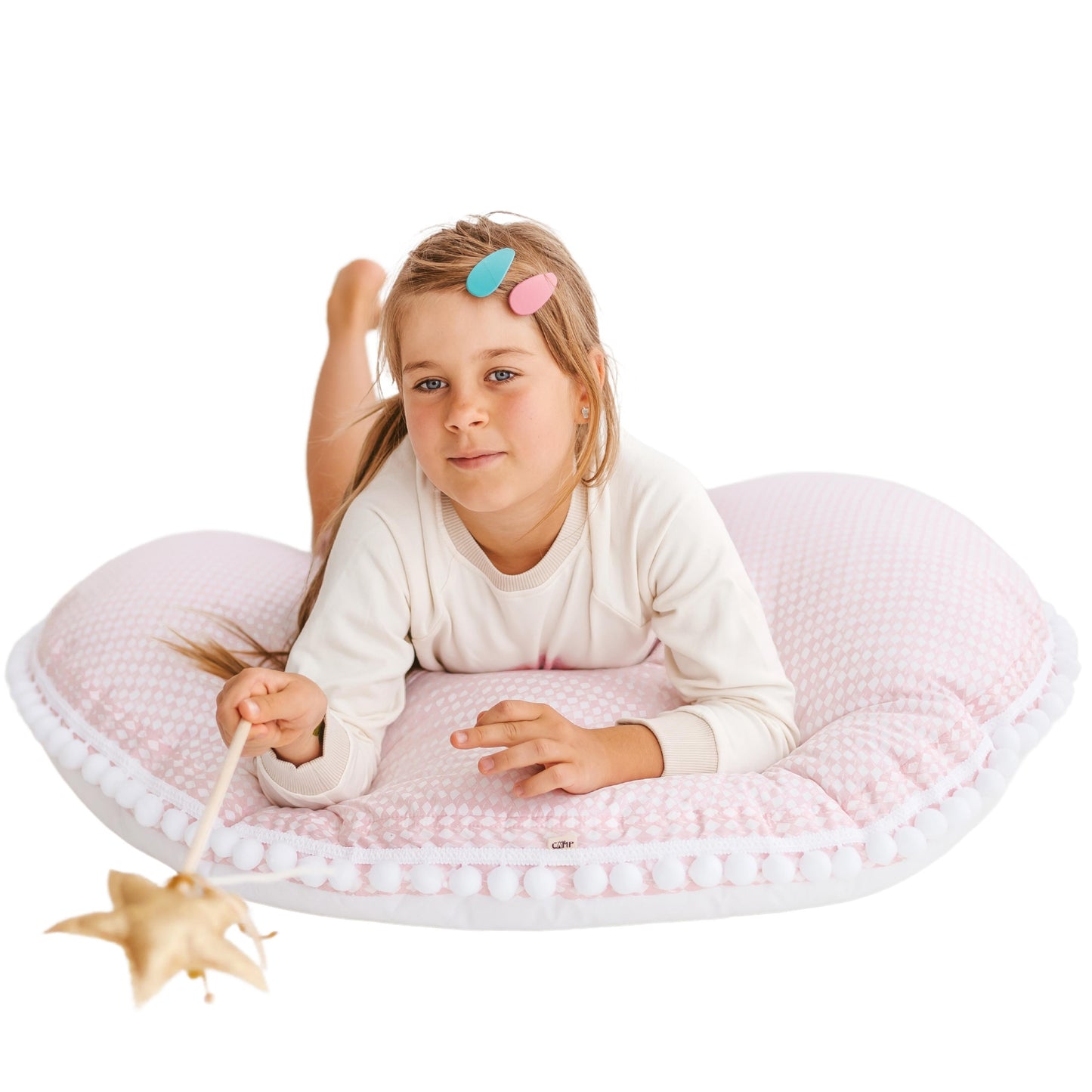 MINICAMP Big Floor Cushion - Rhombus Diamond Pink