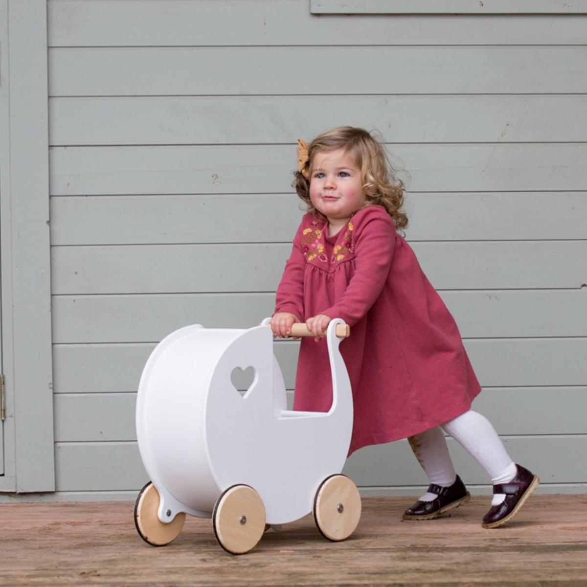 Moover Dolls Pram - White