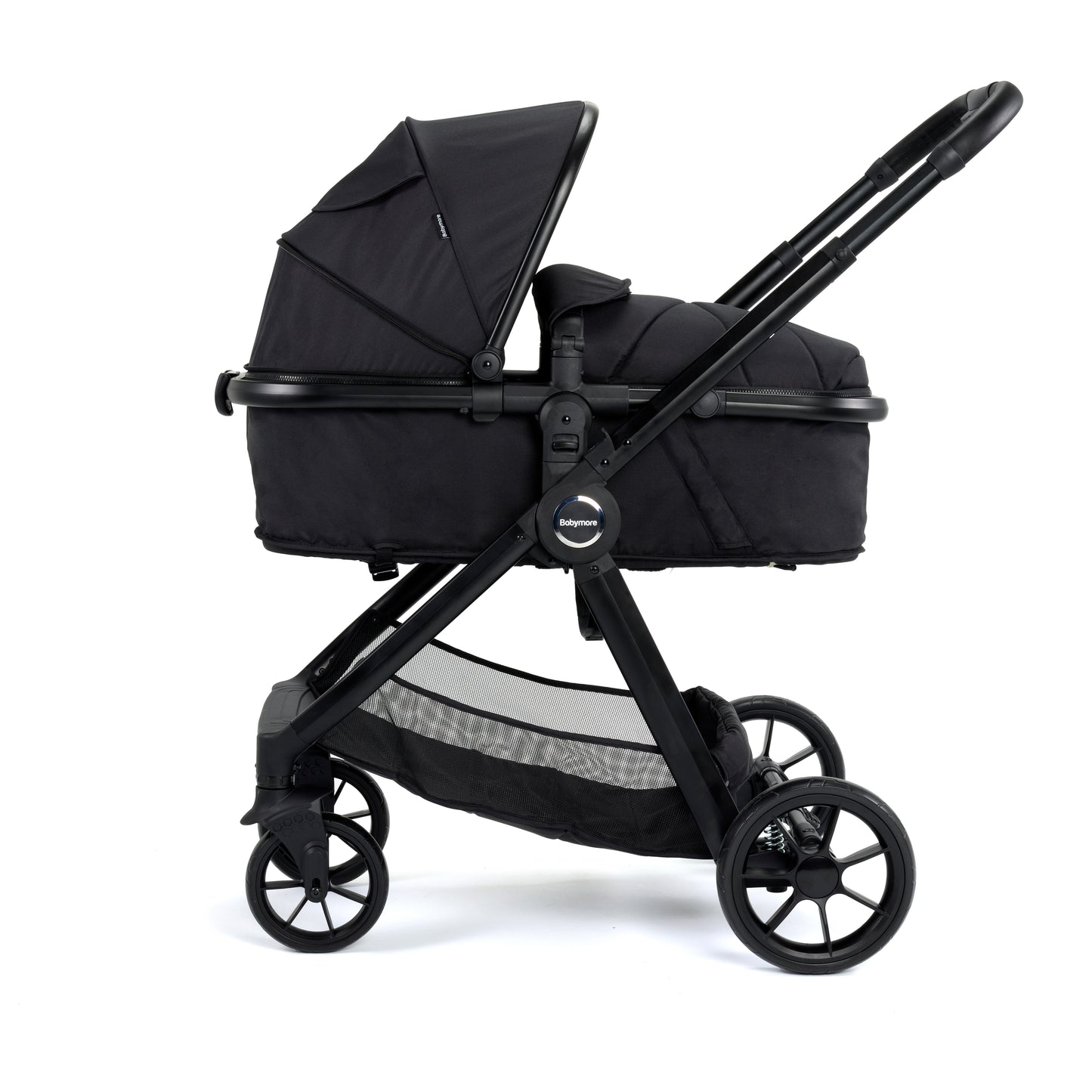 Babymore Mimi 2 in 1 Pram Pushchair - Black