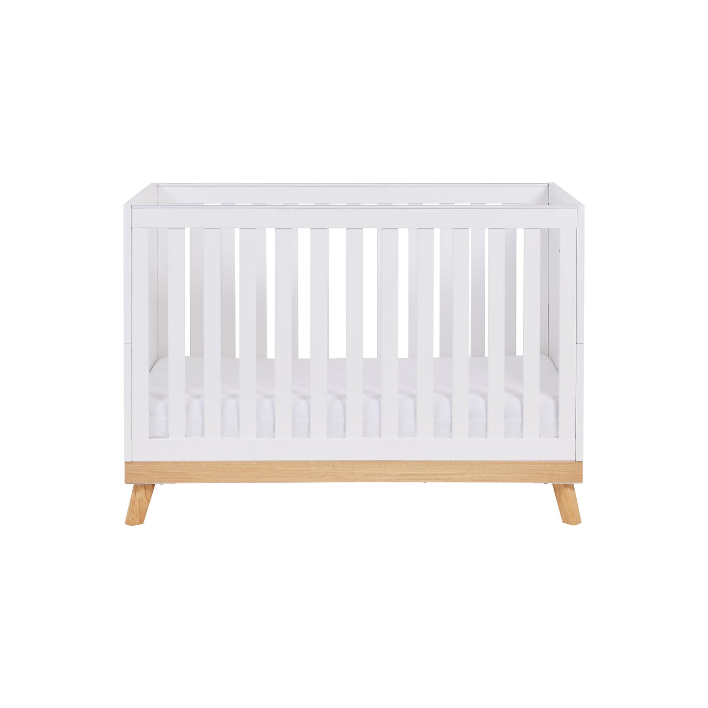 Babymore Mona Mini Cot Bed - White