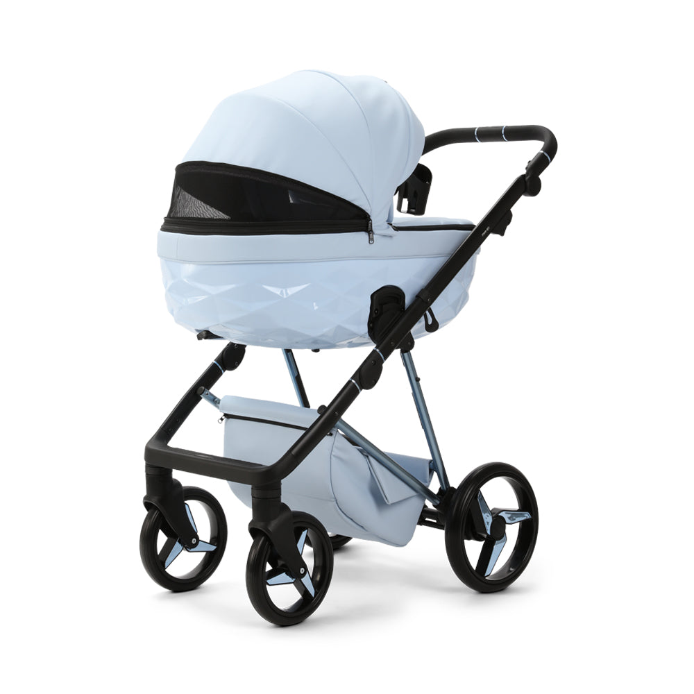 Mee-go Milano Quantum 2-in-1 Pram & Accessories - Powder Blue