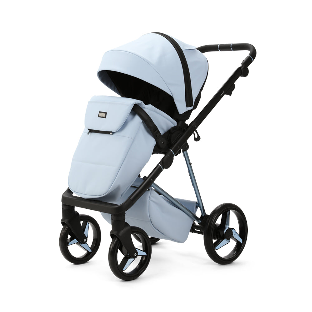 Mee-go Milano Quantum 2-in-1 Pram & Accessories - Powder Blue