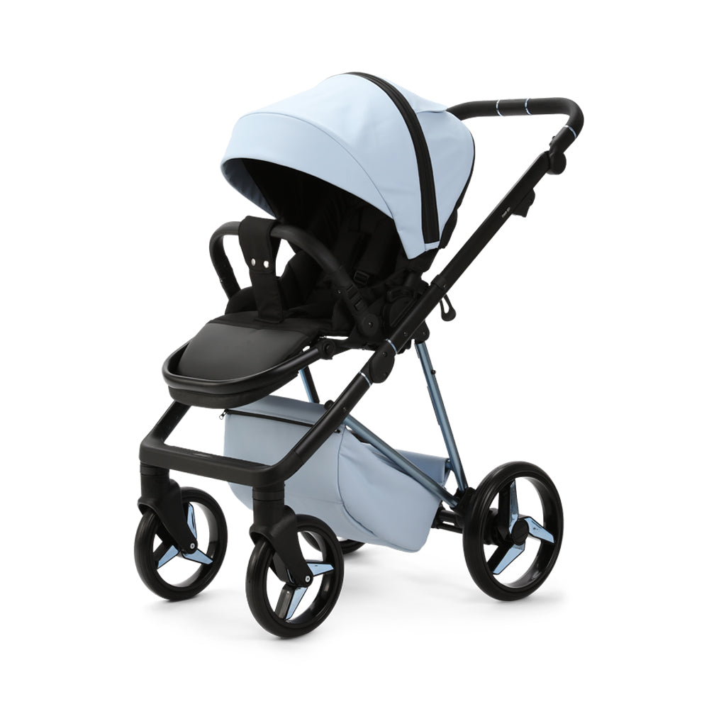 Mee-go Milano Quantum 2-in-1 Pram & Accessories - Powder Blue