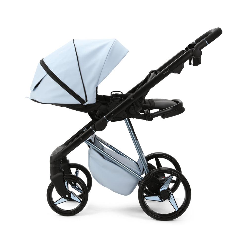 Mee-go Milano Quantum 2-in-1 Pram & Accessories - Powder Blue