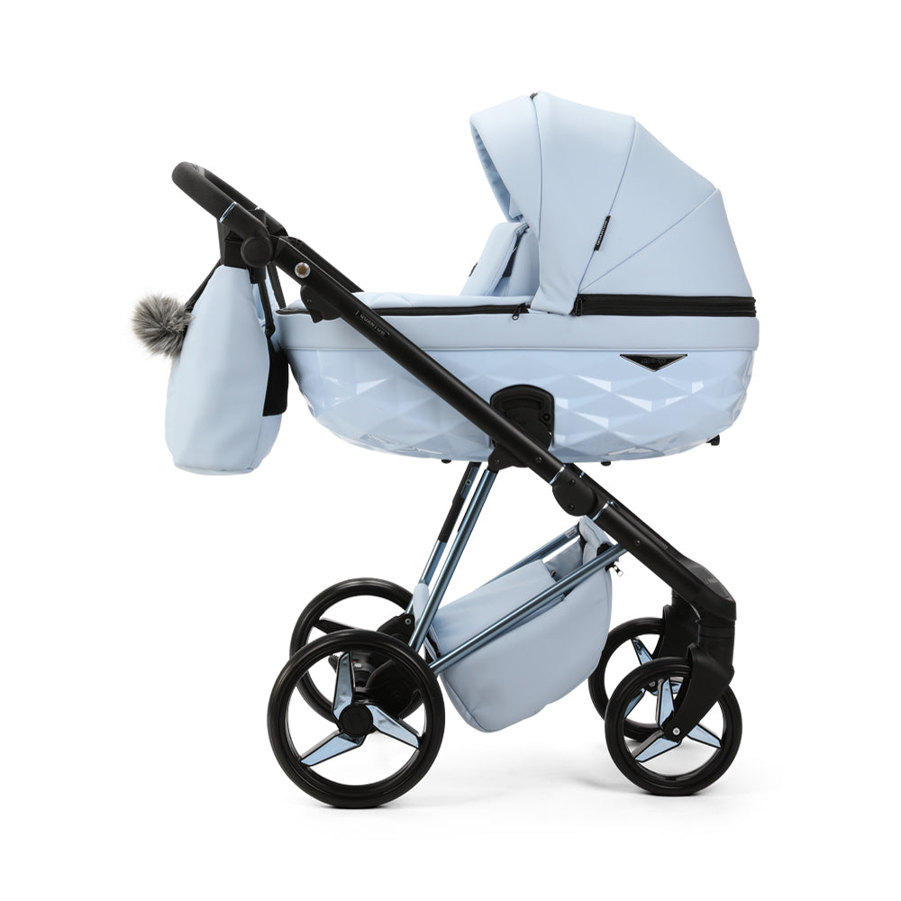 Mee-go Milano Quantum 2-in-1 Pram & Accessories - Powder Blue