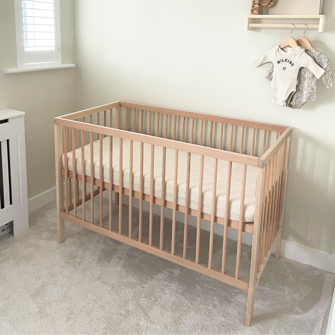 Mokee Mini Cot Bed (120 x 60) - Beech