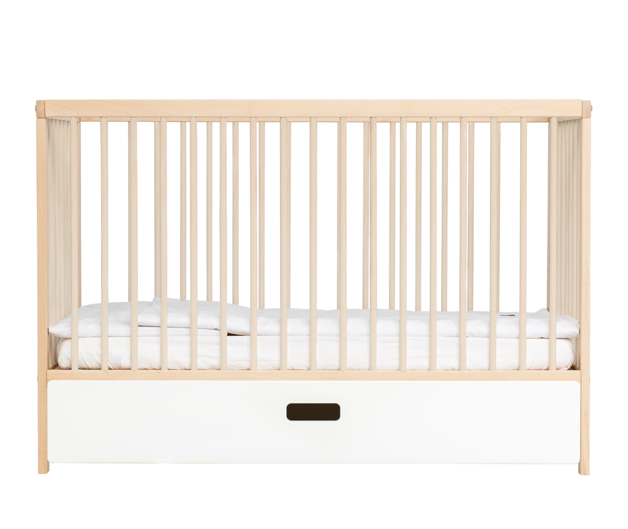 Mokee Mini Cot Bed (120 x 60) - Beech