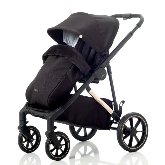 Mee-go Uno+ 2-in-1 Pram & Accessories Black/Rose